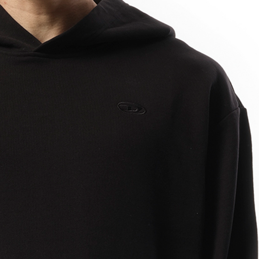 S-Macs Oval D Hoodie in Black