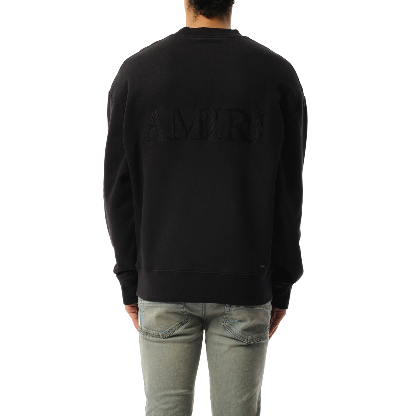 Amiri Oversized Sweatshirt in Black