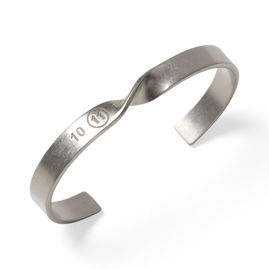 Twist Bracelet in Palladio Semi Polished Plating