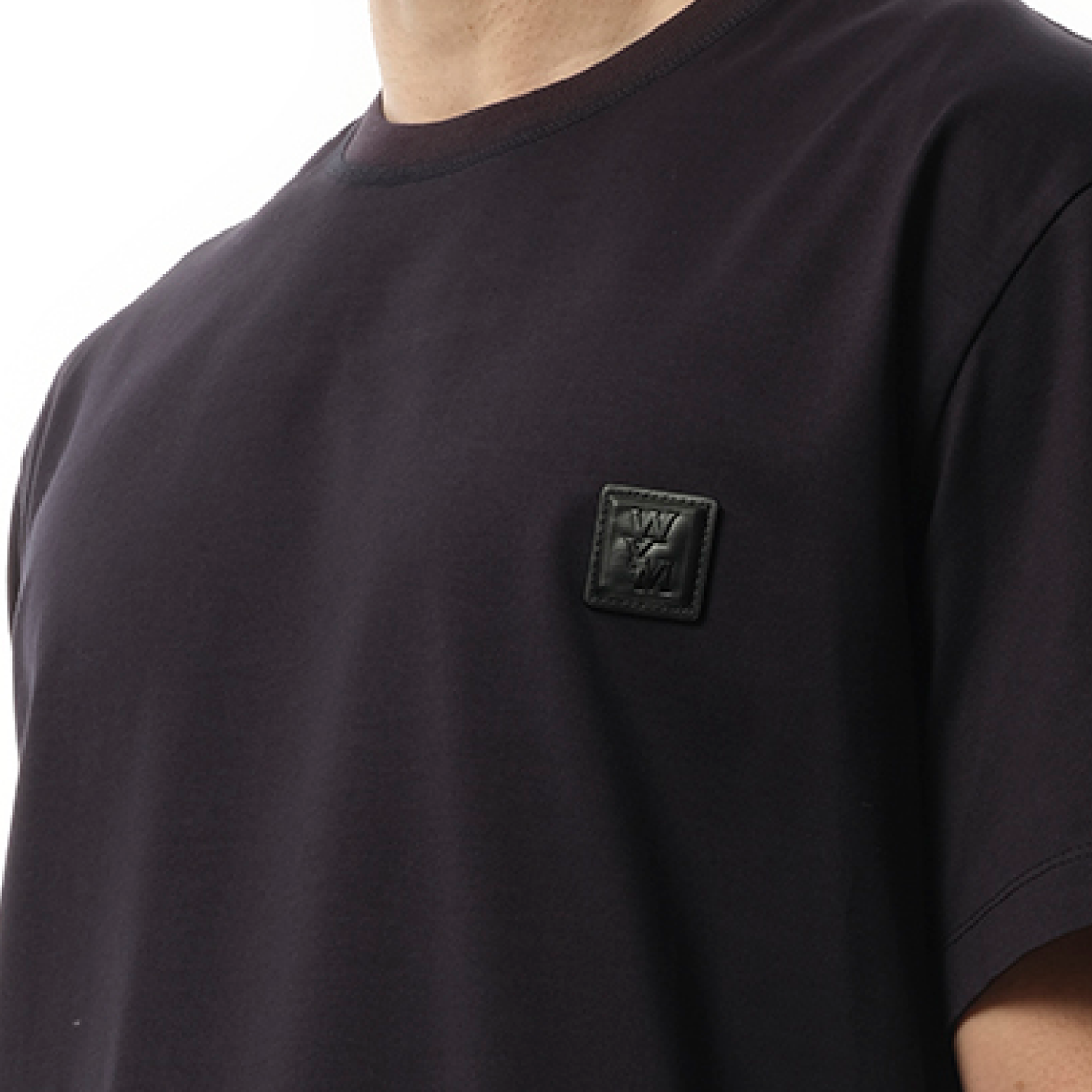 Logo Embroidery T-Shirt in Navy