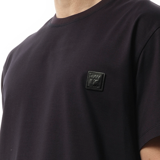 Logo Embroidery T-Shirt in Navy