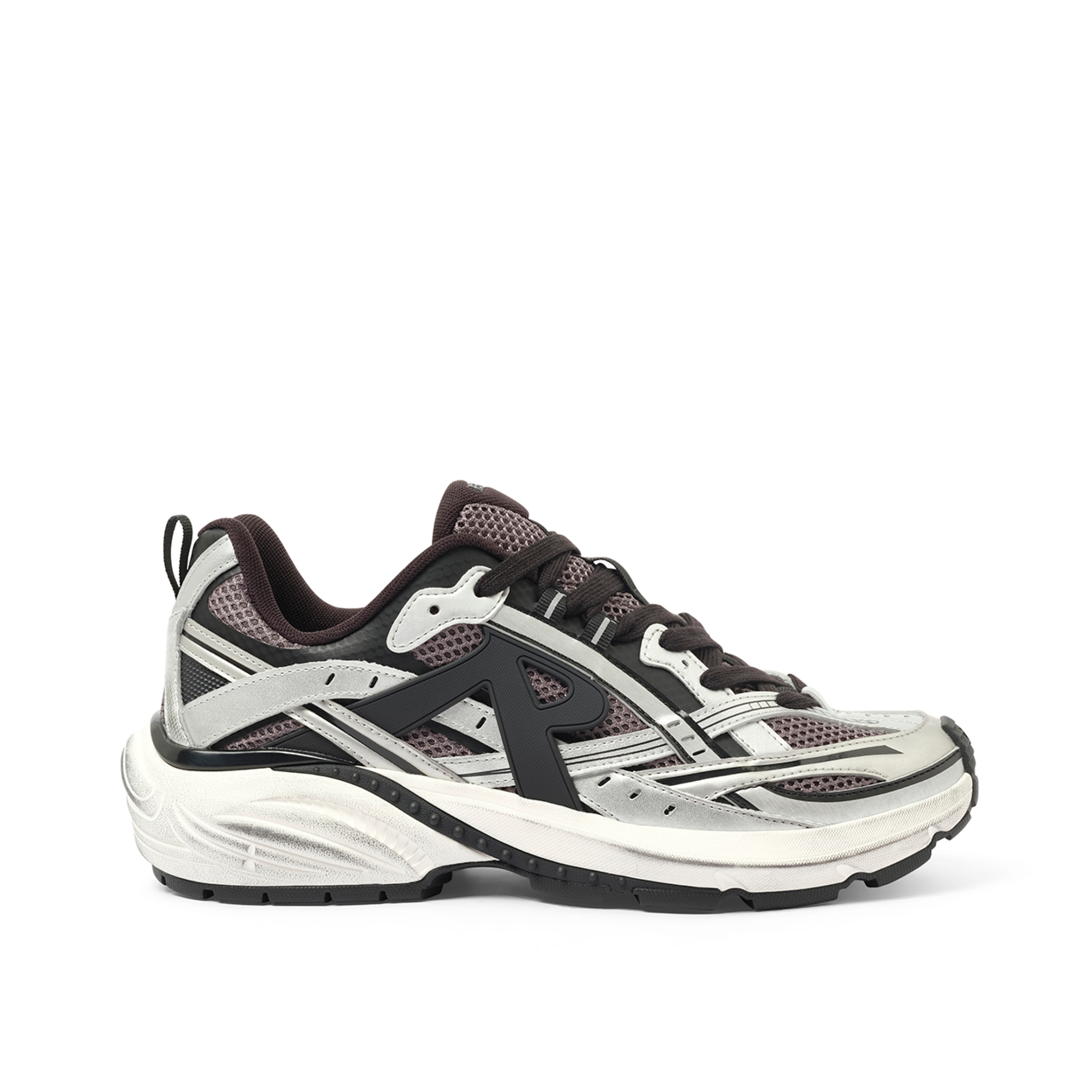 Storm Runners Sneakers in Silver/Black