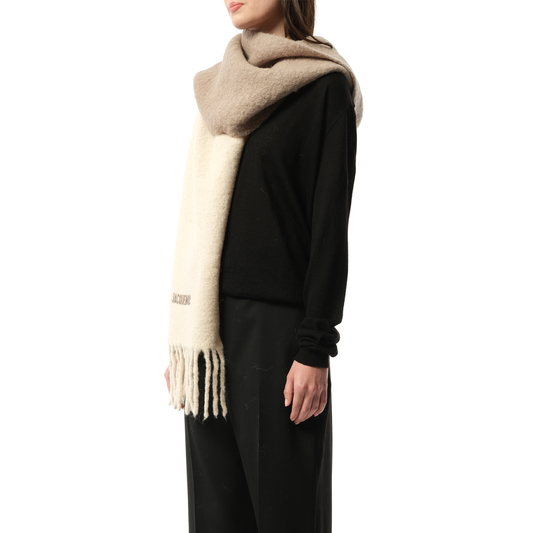 L
echarpe Moisson Scarf in Beige