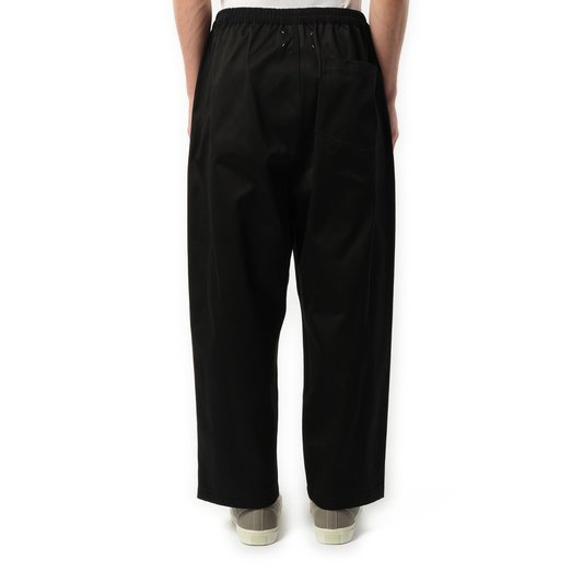 Stone Washed Relax Chinos in Black