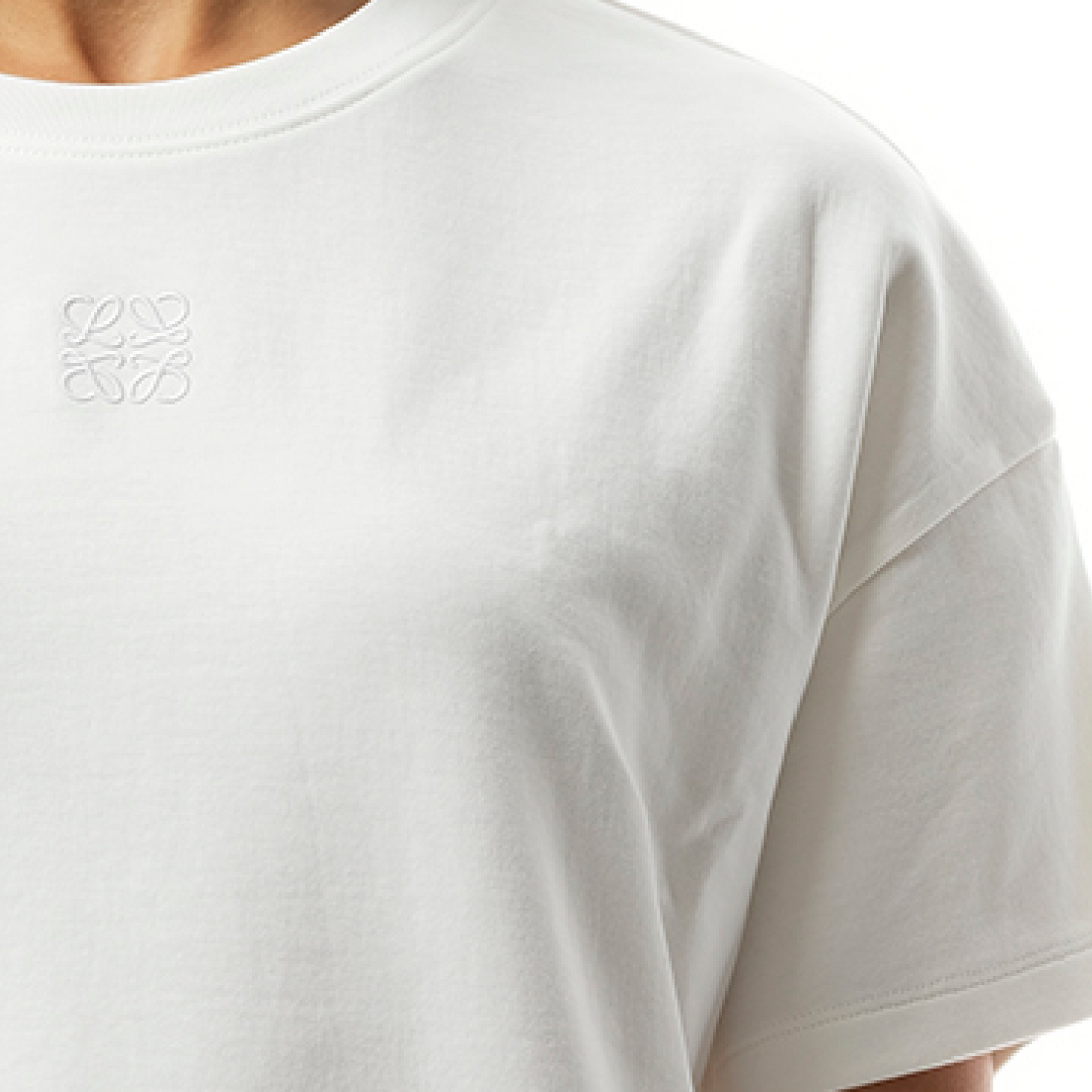 Asymmetric T-Shirt in White