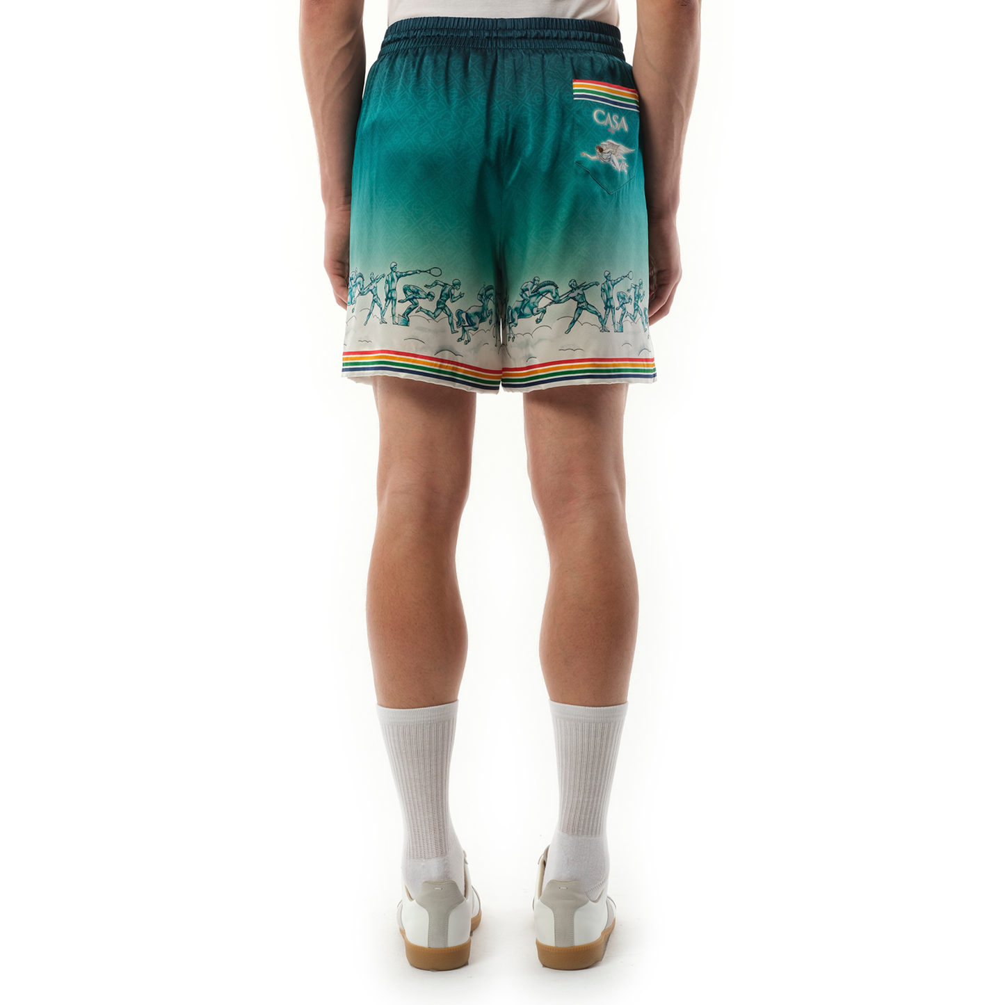 Goddess Drawstring Shorts in Multicolour