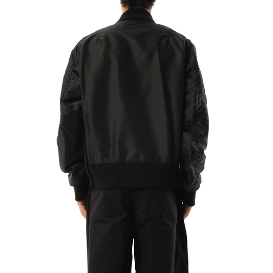 Sacai Gonz Nylon Twill Blouson in Black