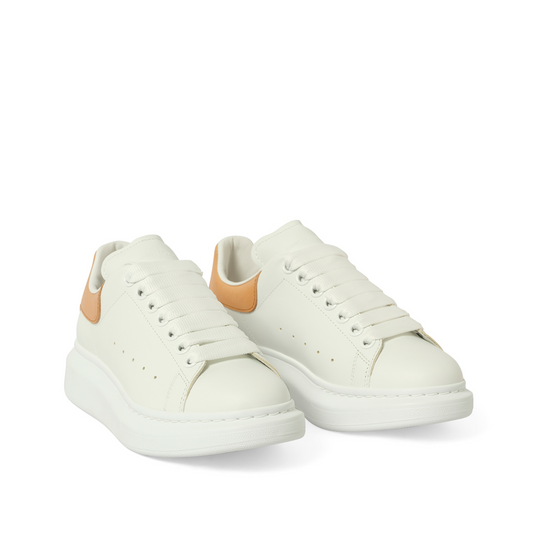 Larry Oversized Sneaker in White/Natural