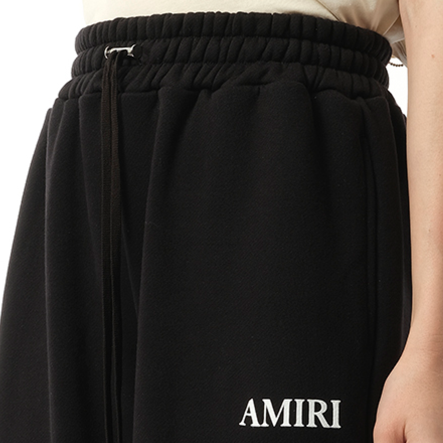 Core logo Flare Sweatpant in Black