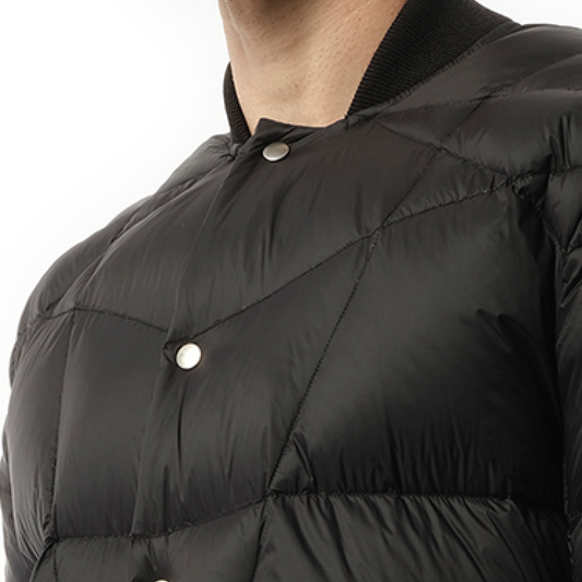 Flight Down Liner Coat in Black