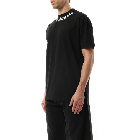 Neck Logo T-Shirt In Black/Off White