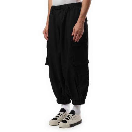 Sports Cargo Pants in Black