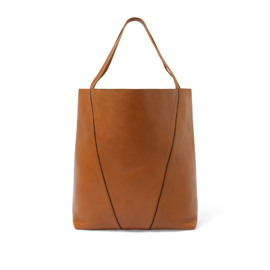 Chloe Spin Large Tote Bag in Clay Brown