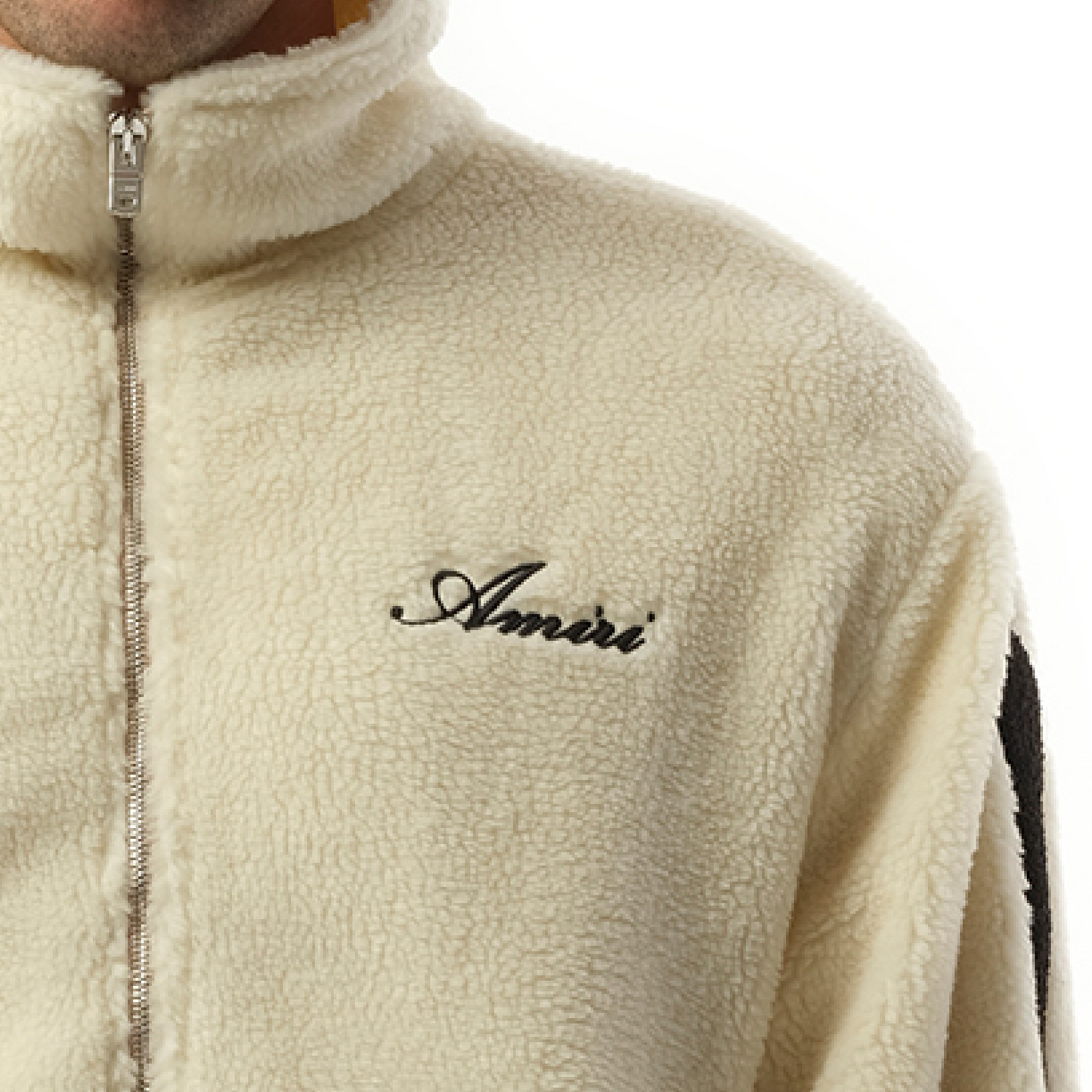 Bones Fleece Jacket in Alabaster