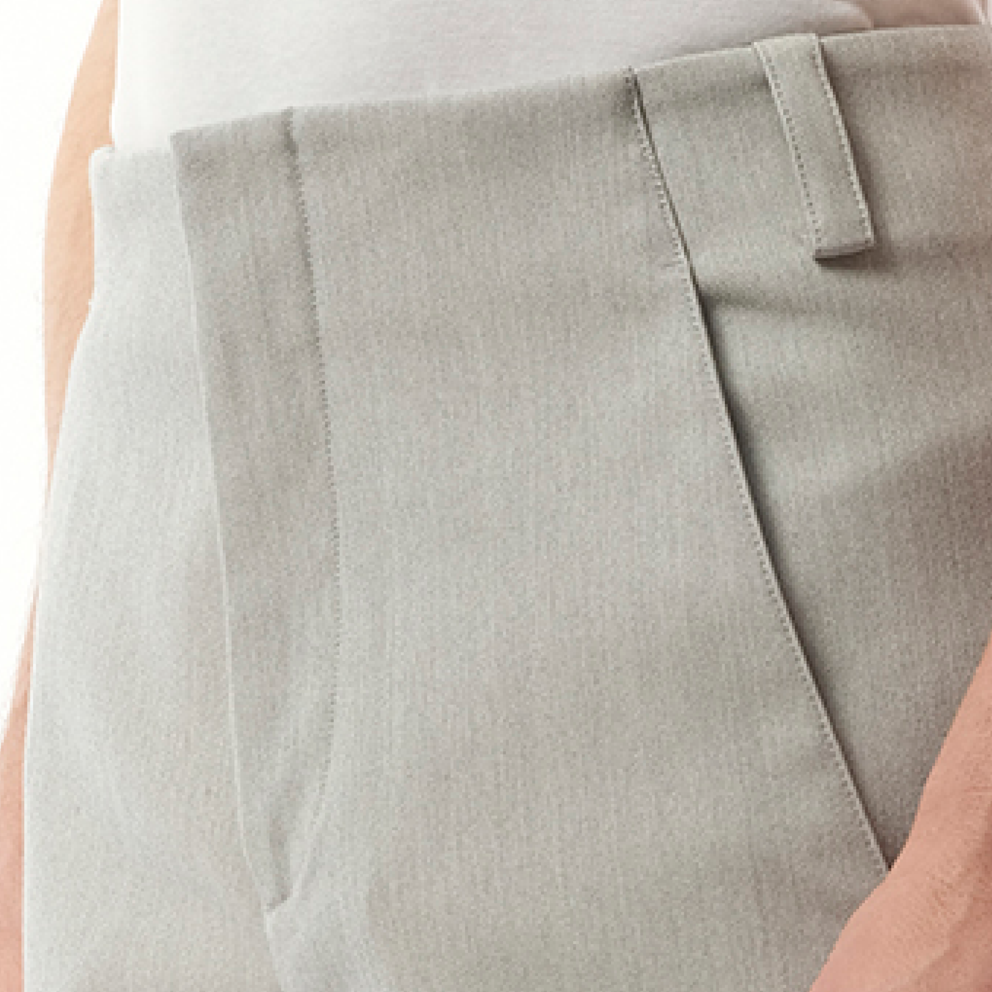 Le Pantalon Scala in Light Grey