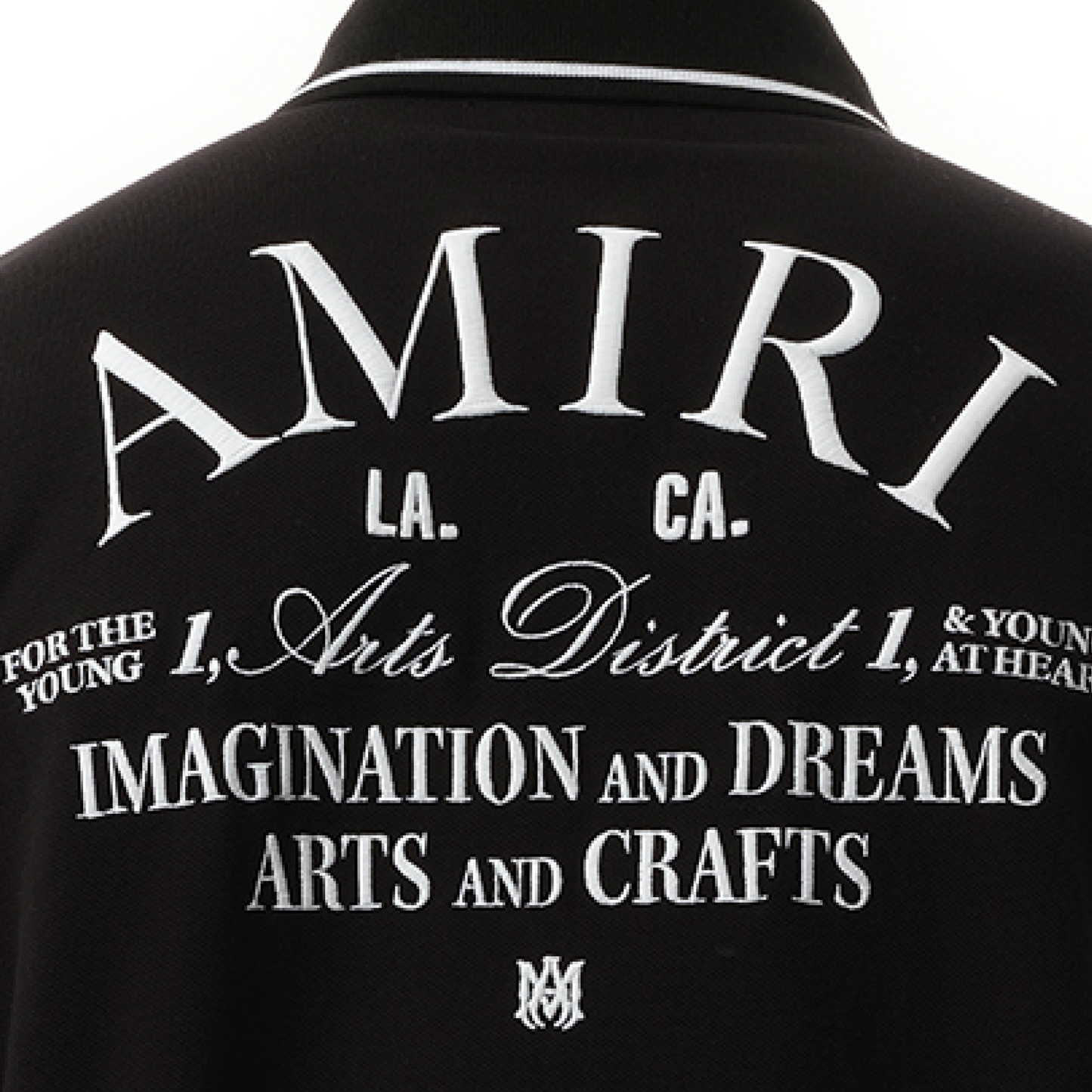 Amiri Arts District  Polo in Black