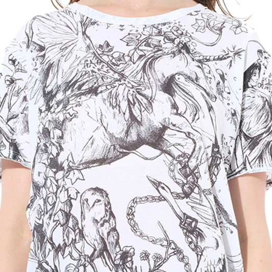 Unicorn Dreams T-Shirt in White