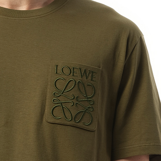 Relaxed Anagram T-Shirt in Khaki