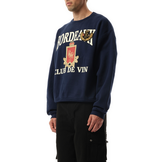 Bordeaux Sweatshirt in Navy