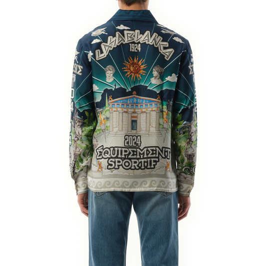 Temple of Sports Long Sleeve Shirt in Multicolour