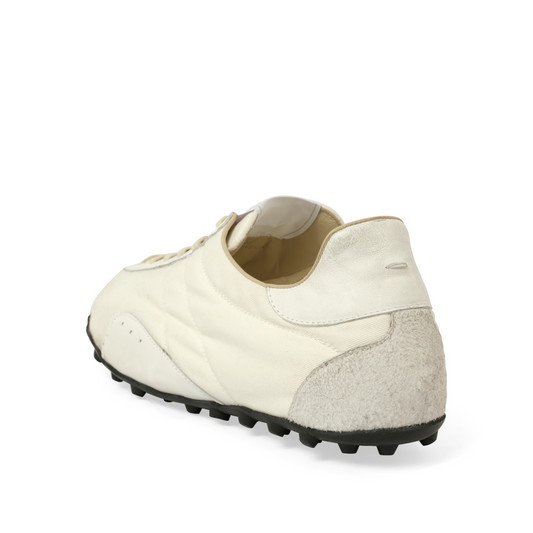 Sprinters Low Top Sneaker in White/Birch