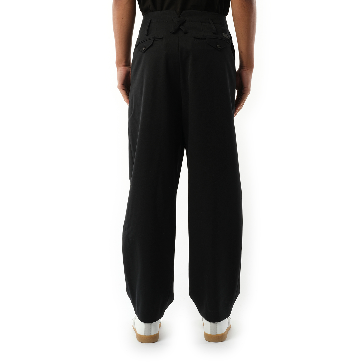 Relaxed School Boy Pants in Black