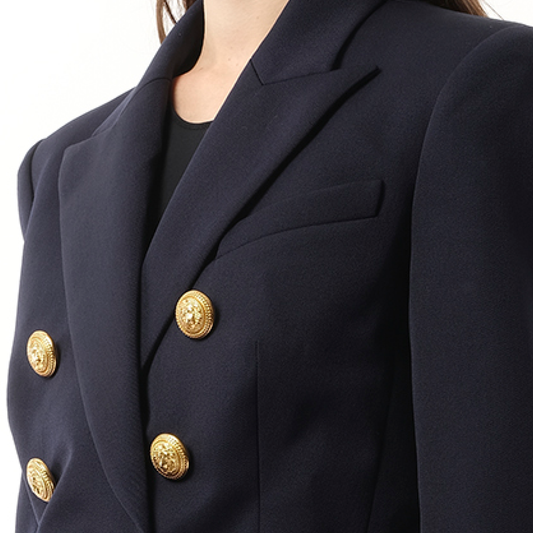 6 BTN Wool Jacket in Navy