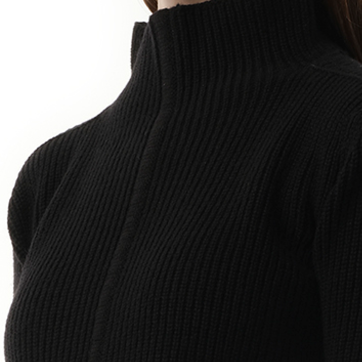 Headon Double Lupetto Sweater in Black