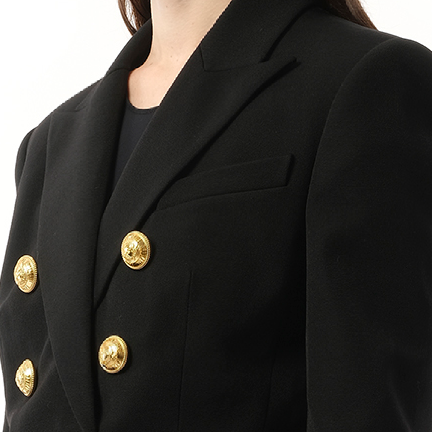 6 BTN Grain De Poudre Jacket in Black