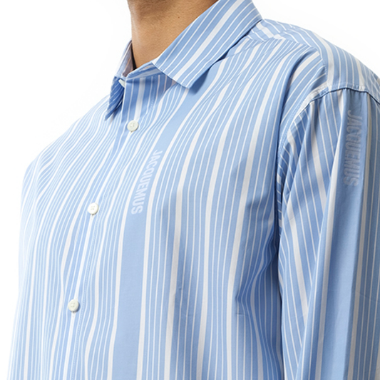 La Chemise Simon in Blue Stripe