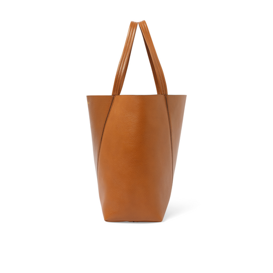 Chloe Spin Medium Tote Bag in Clay Brown