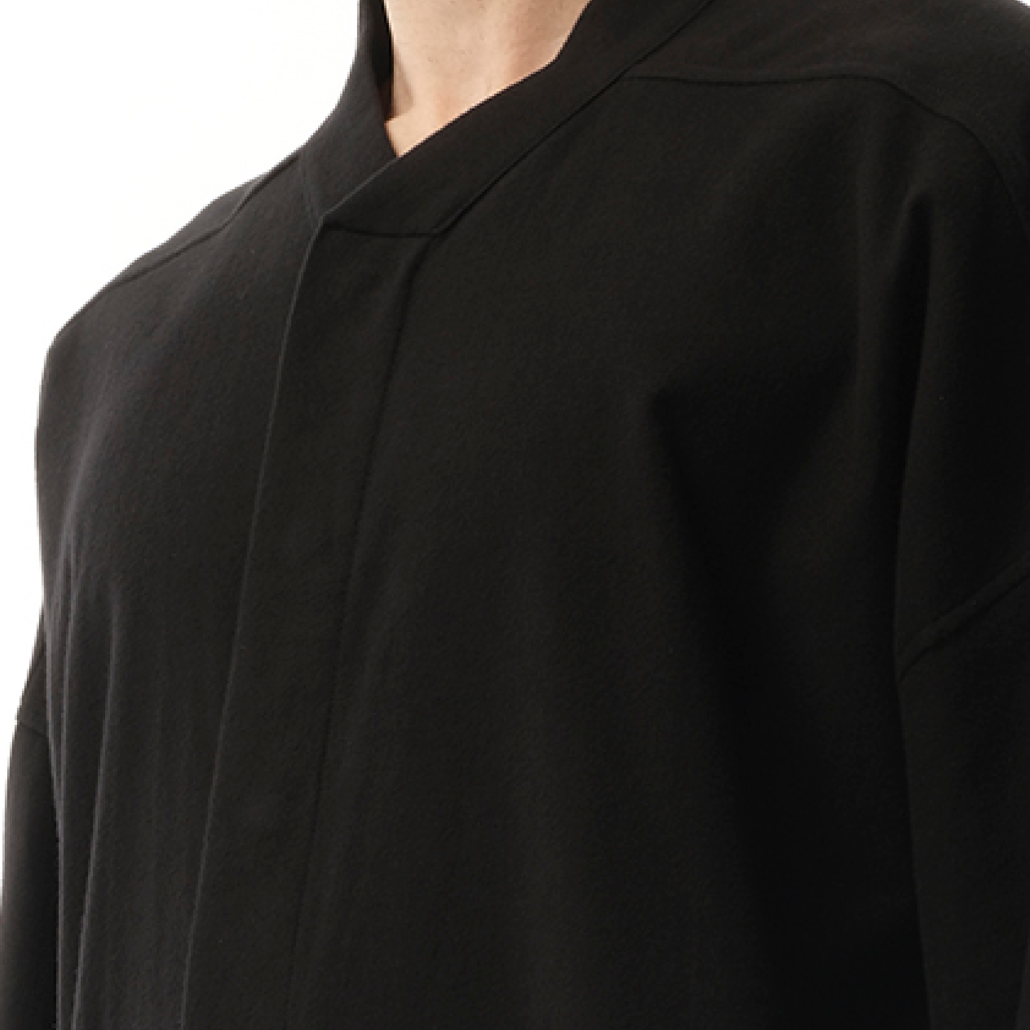 Oversized Faun Shirt in Black