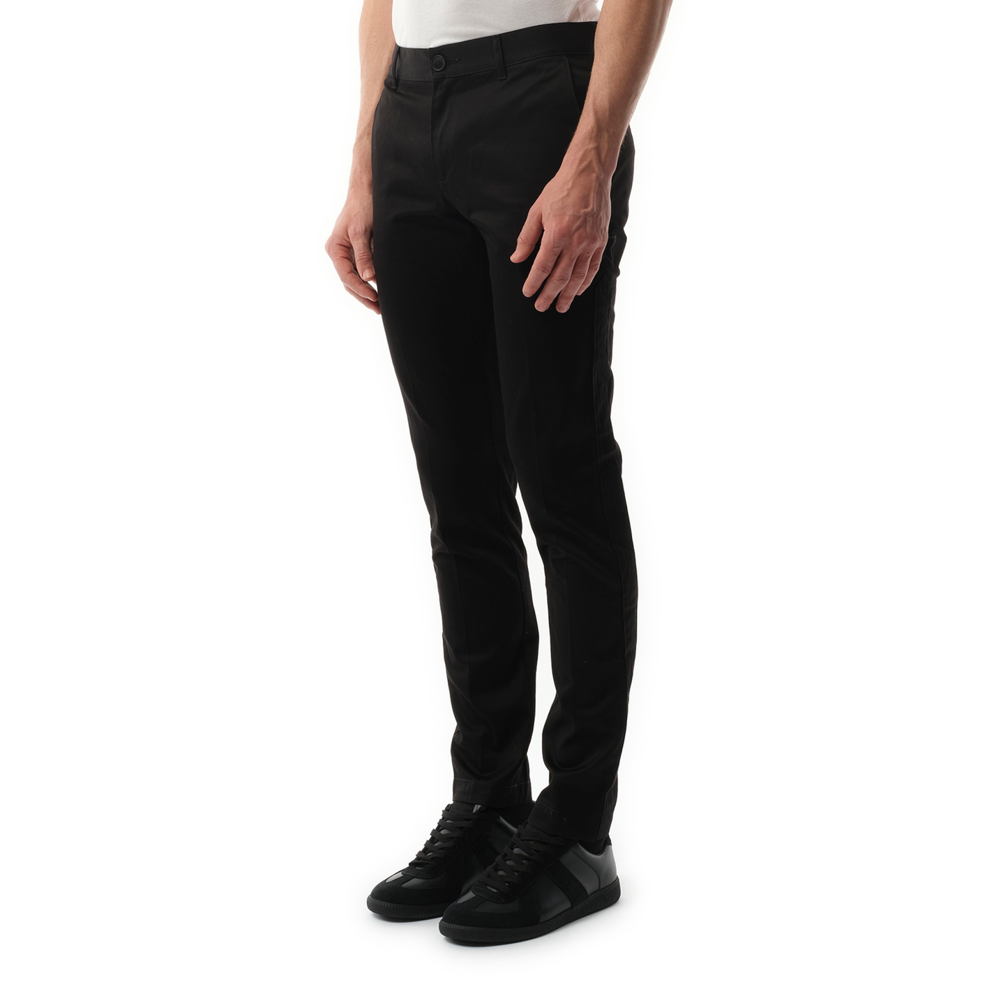 Chino Stars Sided Pants in Black