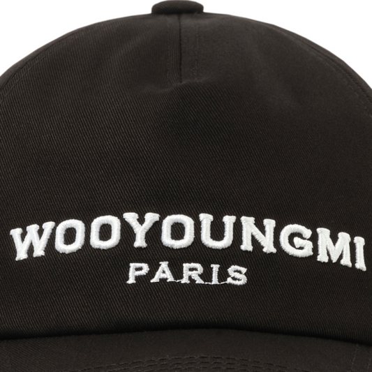 Wooyoungmi Logo Cap in Black