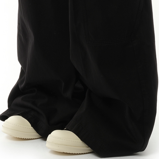 Twill Double Cargo Jumbo Bela Pants in Black