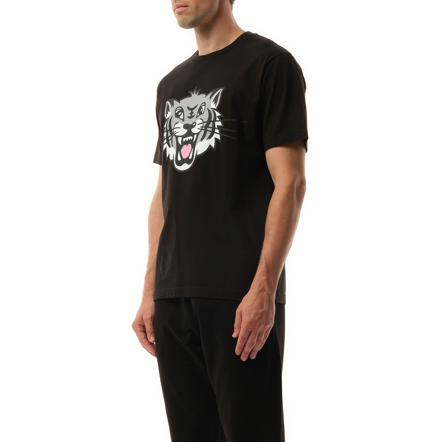 Kenzo Happy Tiger Classic T-Shirt in Black