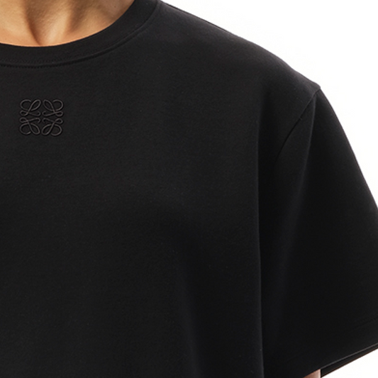 Draped T-Shirt in Black