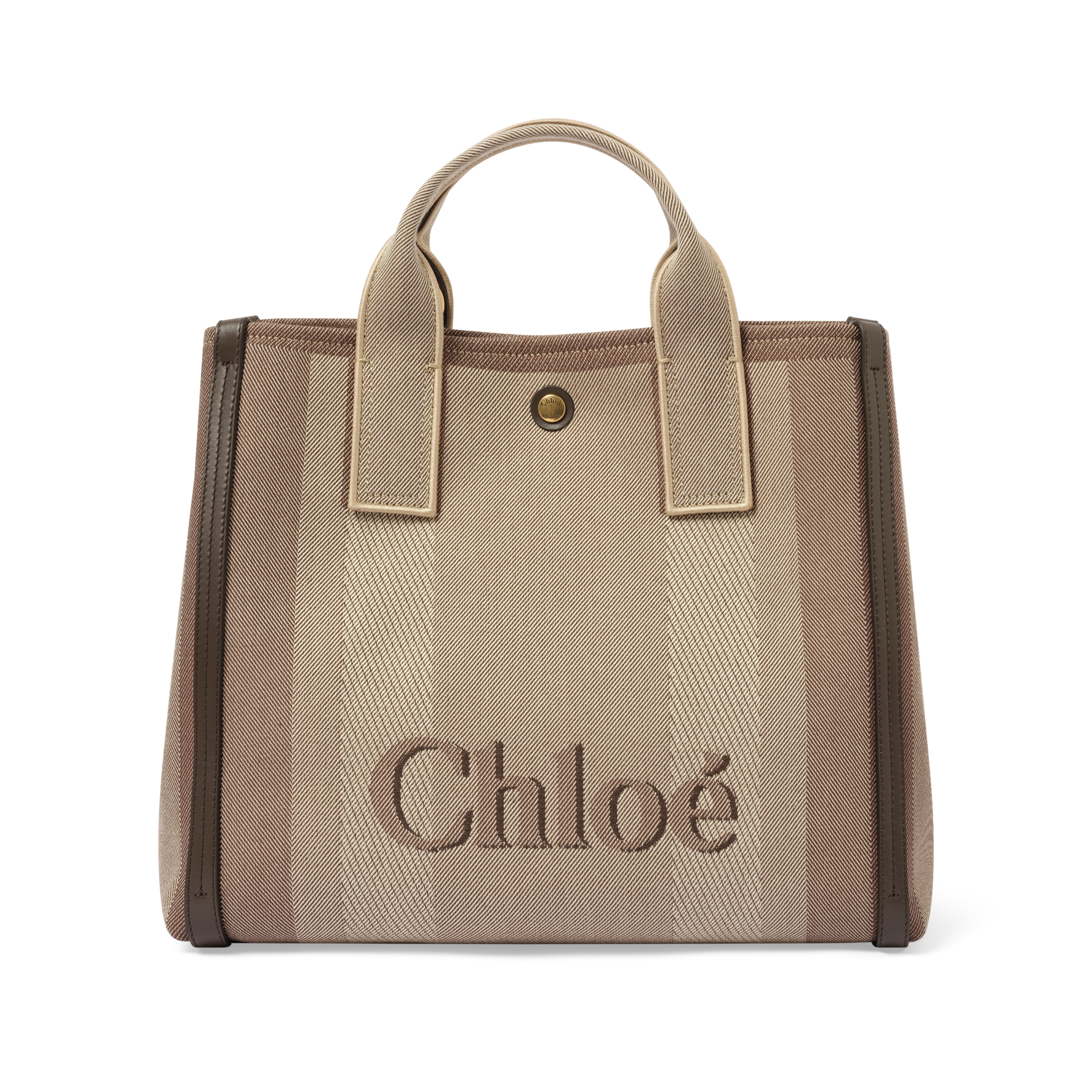 Chloe Carry Medium Tote Bag in Kohl Brown