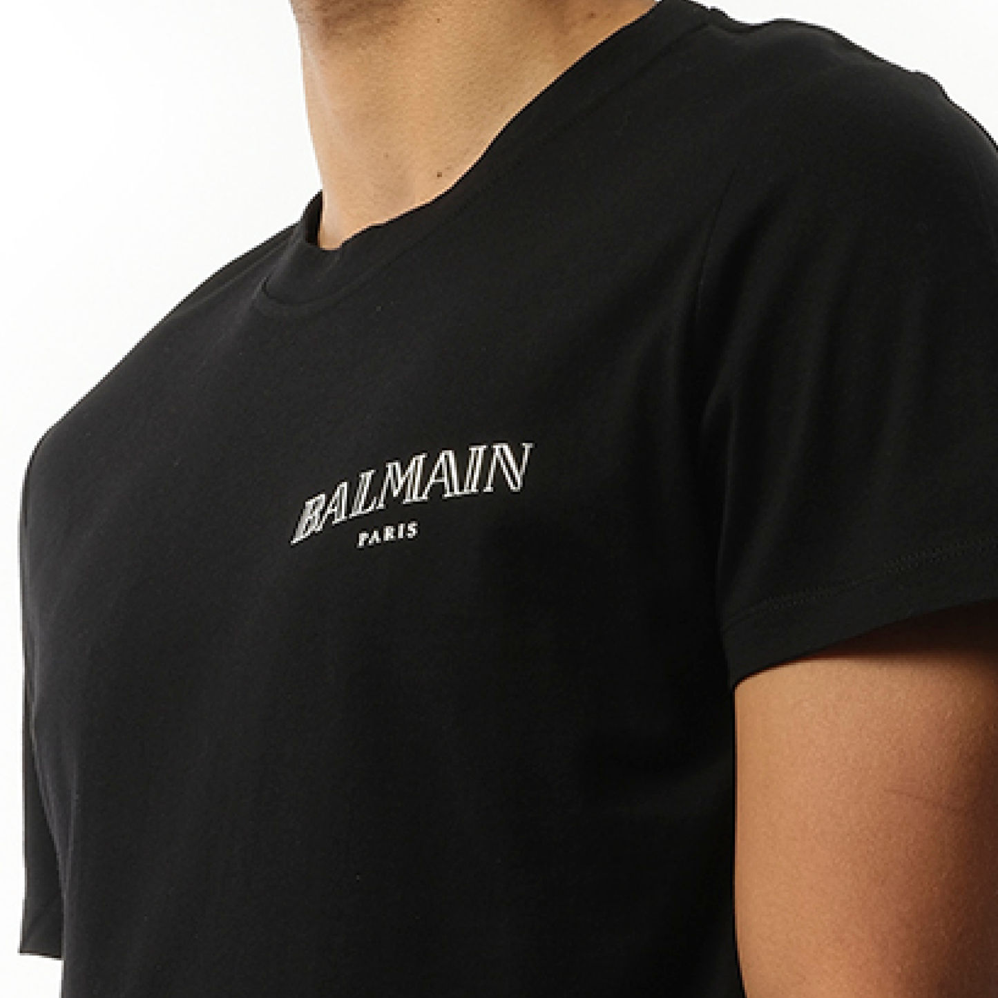 Balmain Vintage T-Shirt in Black/Silver