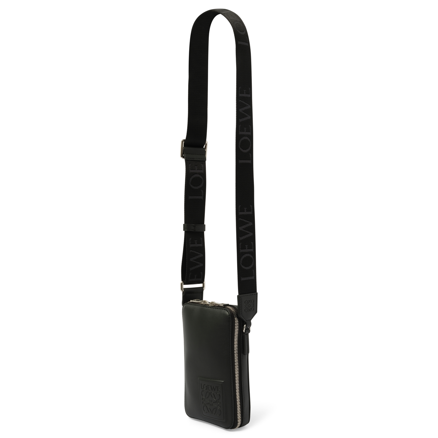 New Vertical Crossbody Pocket in Black