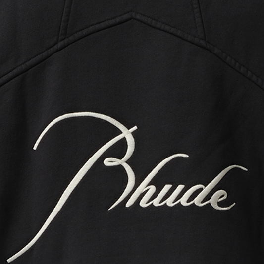 Rhude Logo Sweatshirt in Vintage Black