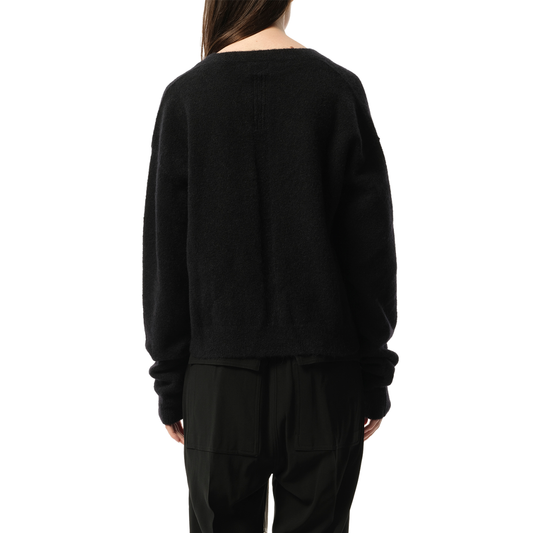 Tommy V Neck Sweater in Black