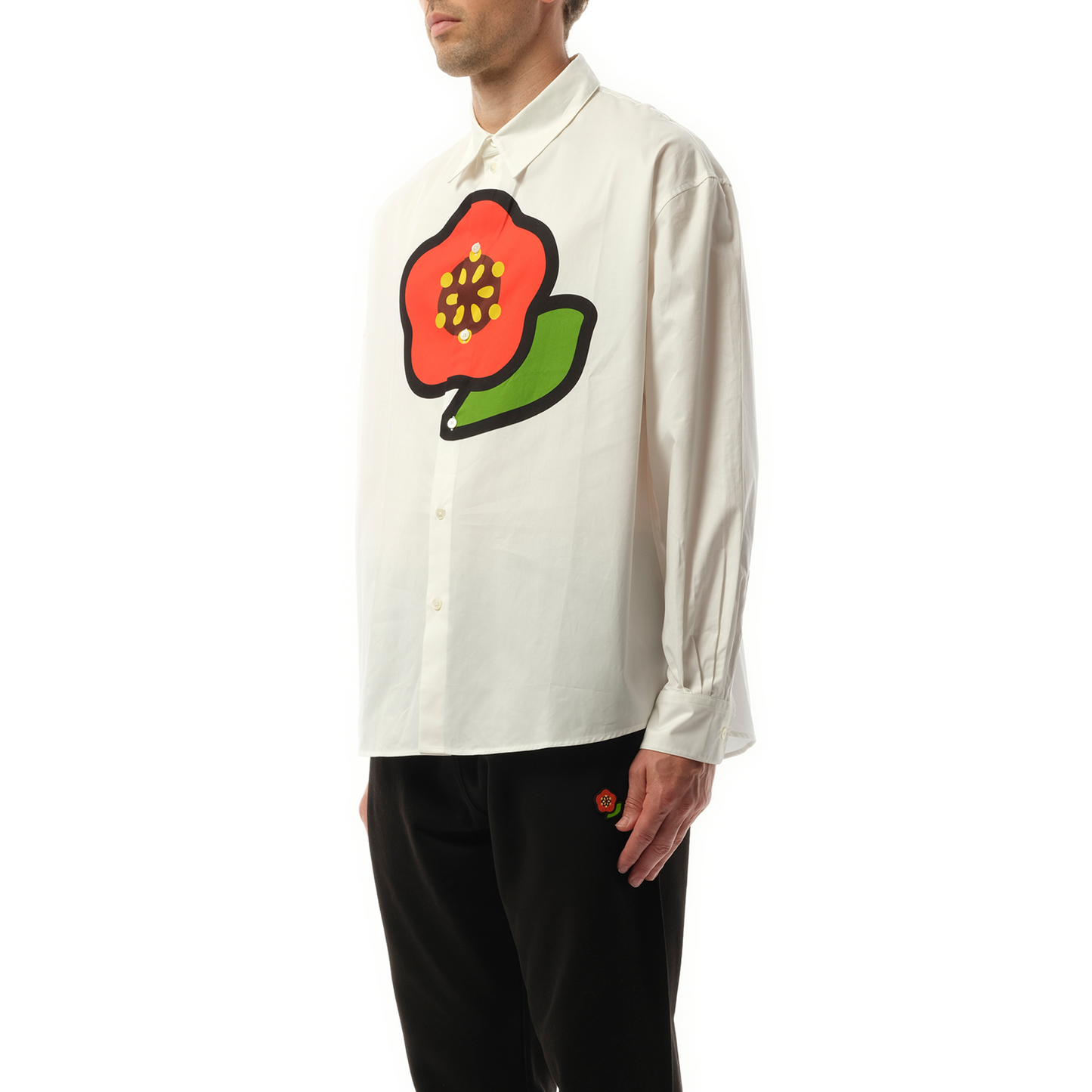 Kenzo Pop Casual Shirt in White