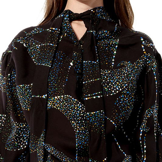 Crepe Shirt in Black