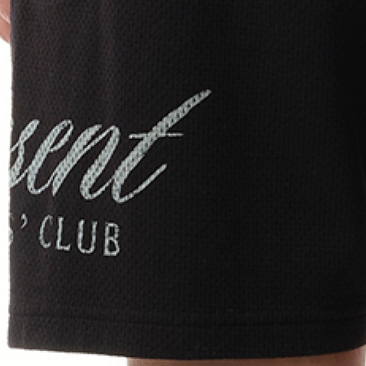 Represent Owners Club Script Mesh Shorts in Black