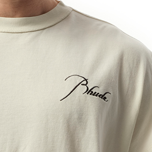 Rhude Reverse T-Shirt in Vintage White