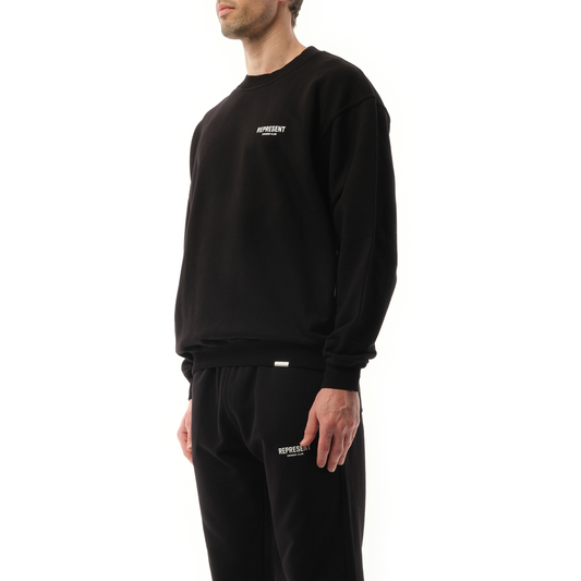 Represent Owners Club Sweatshirt in Black