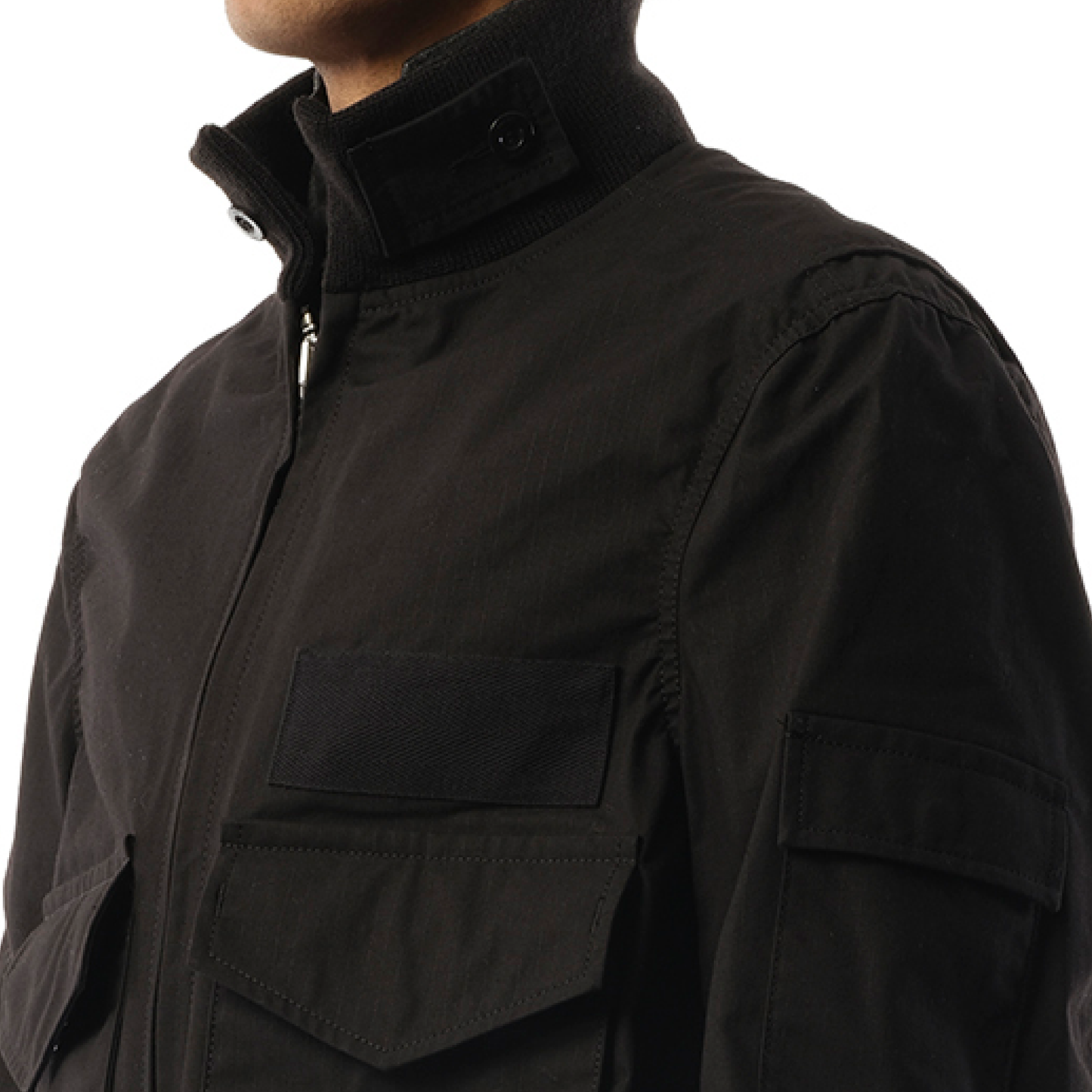 Rip Stop Jacket in Black