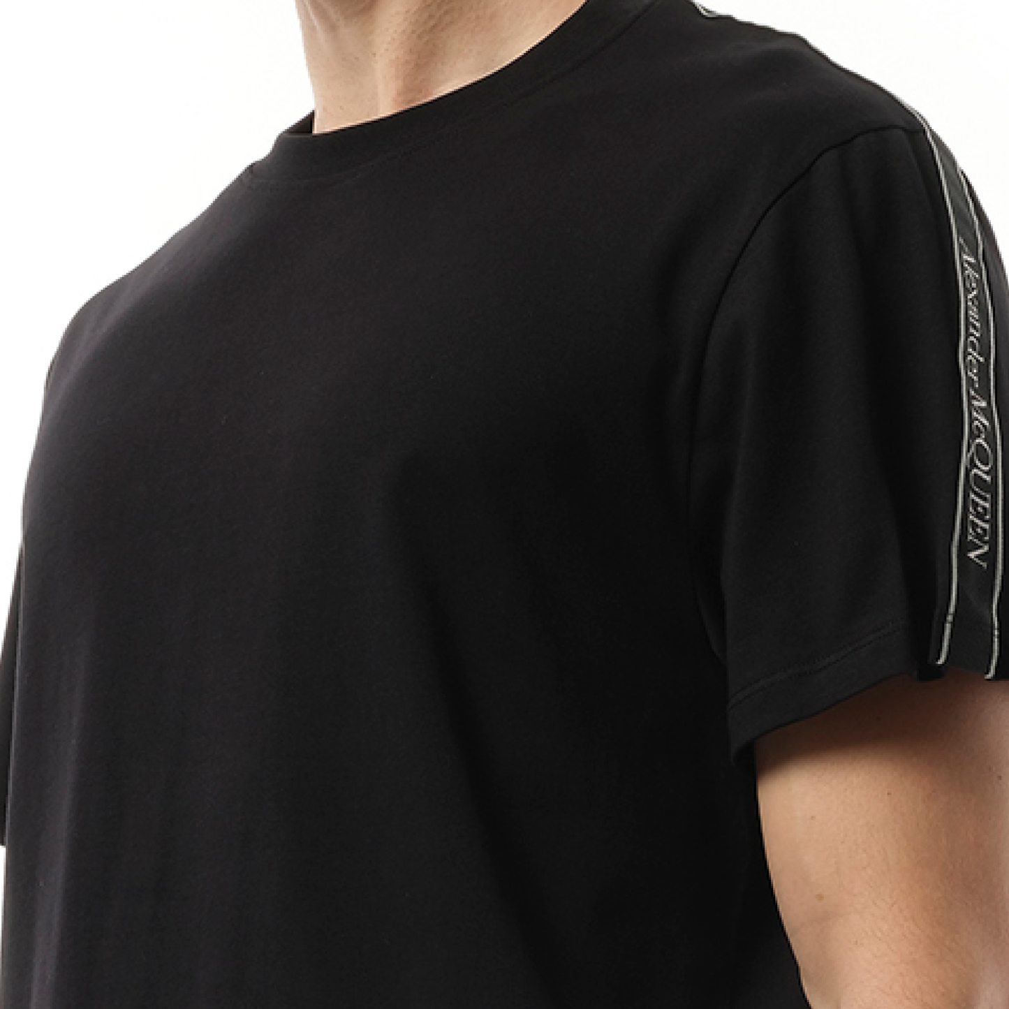 Tape T-Shirt in Black/Black