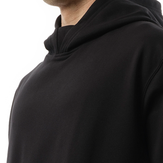 Loose Hoodie in Black